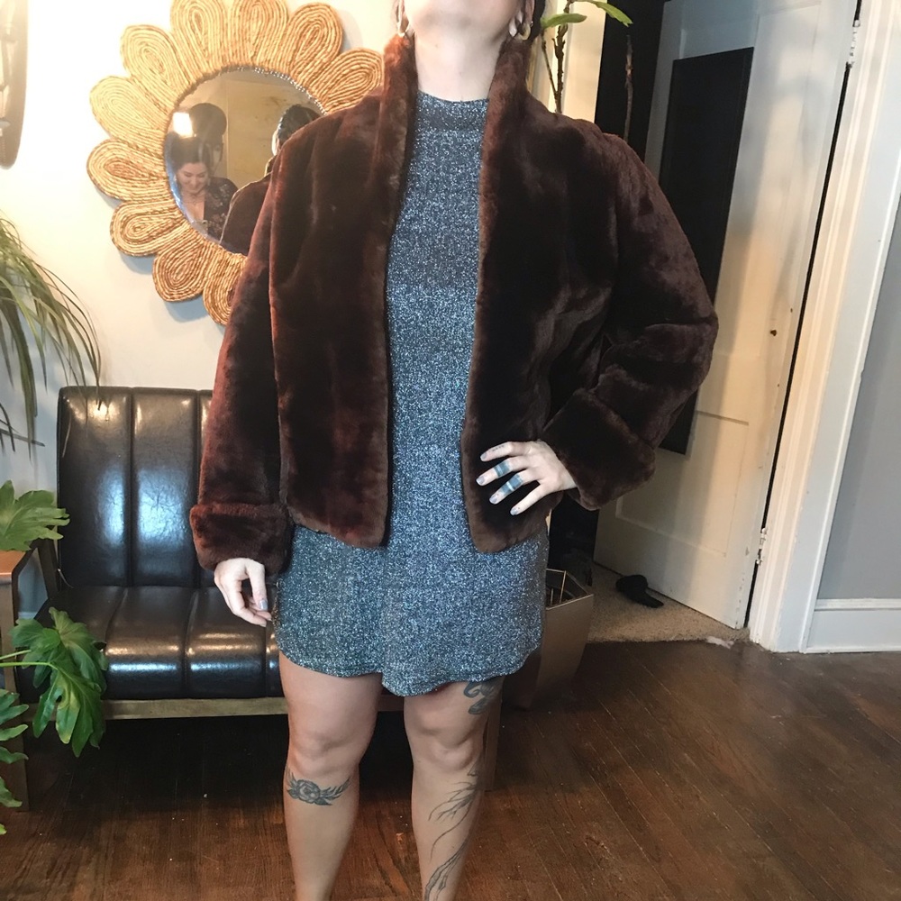 Vintage faux fur coat
